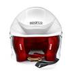 Sparco Helm Flux RJ-i weiß/rot (FIA)