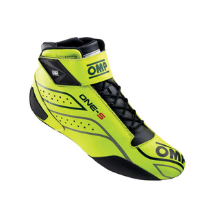 OMP Fahrerschuh ONE-S MY20 Gelb (FIA homologation)