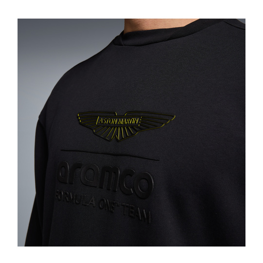 Aston Martin F1 2026 Sweatshirt Stealth schwarz