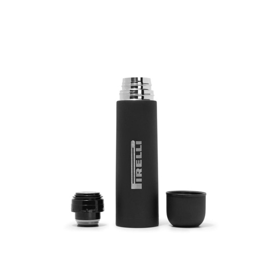 Pirelli Thermoskanne Schwarz