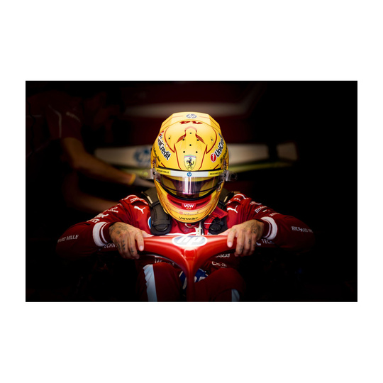 Scuderia Ferrari Miniaturhelm 1:5 Lewis Hamilton Fiorano