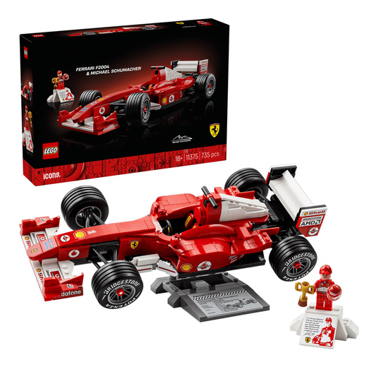 LEGO Icons Michael Schumacher Modellauto Ferrari F2004