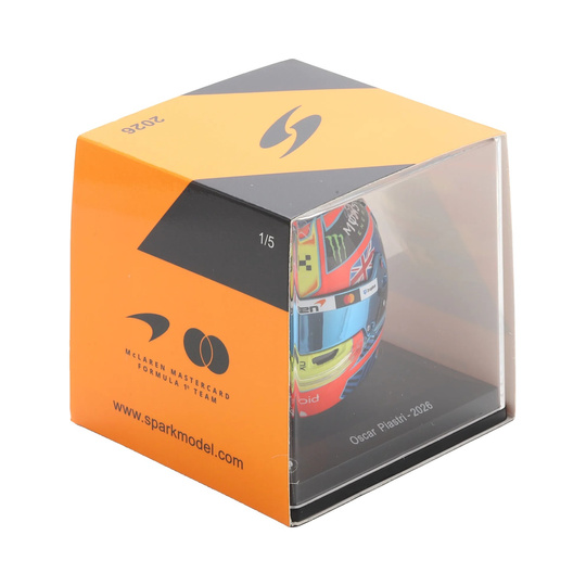 McLaren F1 2026 Oscar Piastri Miniaturhelm 1:5