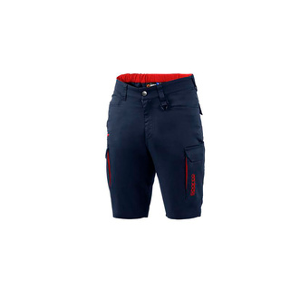 Sparco Herren Bermuda-Shorts FTW Hawaii Dunkelblau