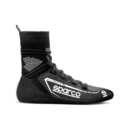 Sparco Schuhe X-Light+ schwarz/weiß (FIA)