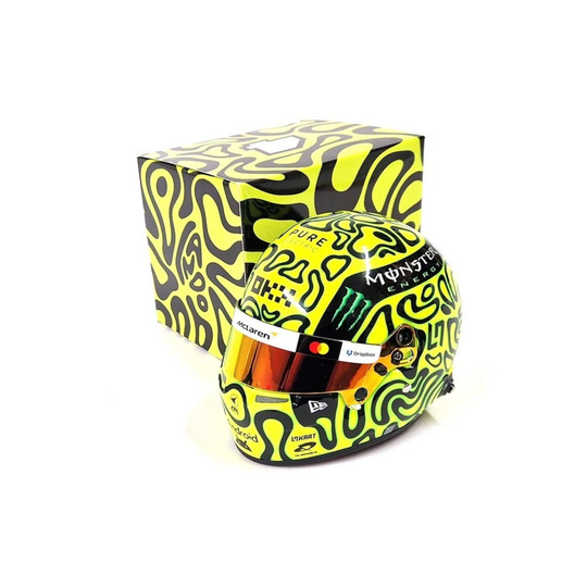 McLaren F1 2025 Miniaturhelm 1:2 Lando Norris