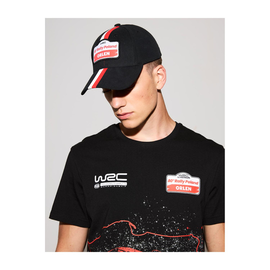 Rally Poland Cap Stripe schwarz