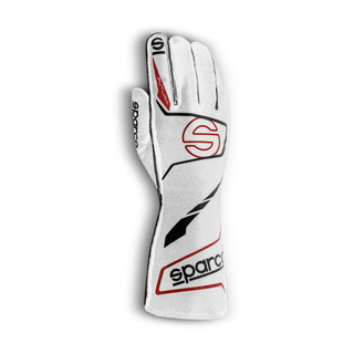 Sparco Handschuhe Futura weiß/schwarz (FIA)
