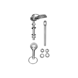 OMP Racing Haubenhalter Silber