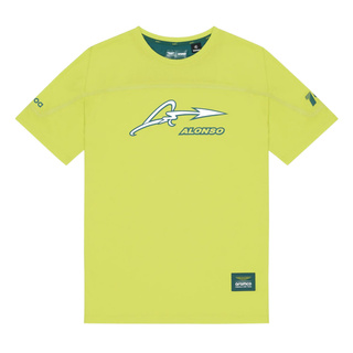 Aston Martin F1 Fernando Alonso T-Shirt Band Kimoa limettengrün