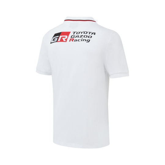 Toyota Gazoo Racing 2026 Poloshirt GR Badge weiß