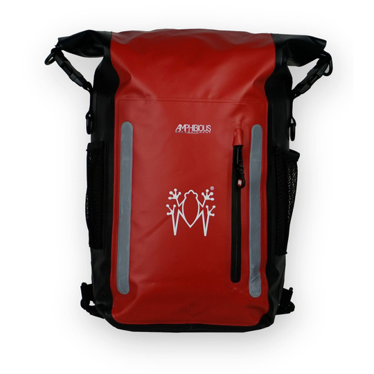 Amphibious Wasserdichter Rucksack ATOM II Rot