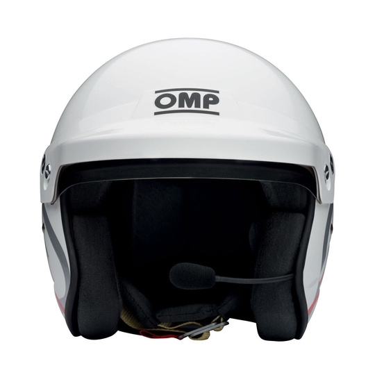 OMP Helm J-R weiß (FIA)