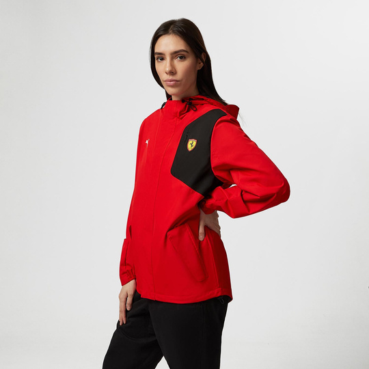 Herren Regenjacke Rain Red Ferrari F1 2024