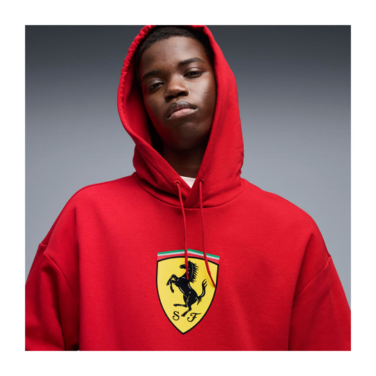 Scuderia Ferrari F1 2026 Kapuzenpullover Large Logo rot