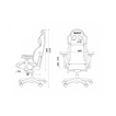 Sparco Bürostuhl GRIP SKY Schwarz/Himmelblau