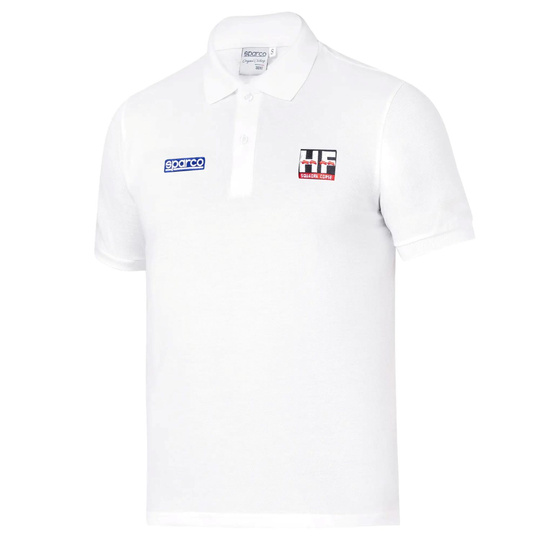 Sparco Lancia HF Squadra Corse Lunetta Poloshirt Weiß
