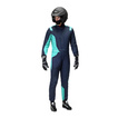 Sparco Rennanzug Sprint Advanced Asymetrical marineblau/grün (FIA)
