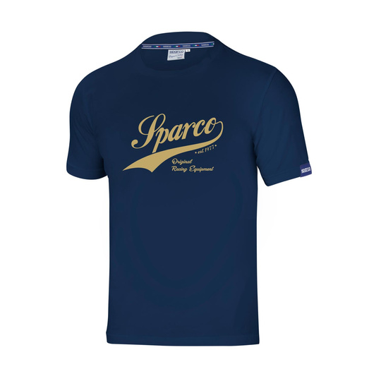 Sparco Herren T-shirt VINTAGE Dunkelblau