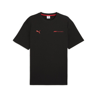 Formula 1 2025 Herren T-Shirt Essential Relaxed Logo Schwarz