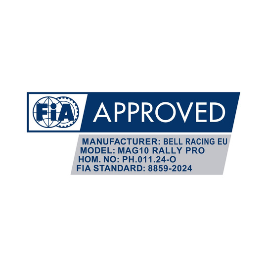Bell Helm MAG-10 Rally Pro MY25 (FIA)