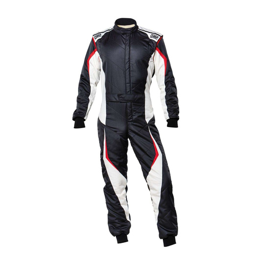 OMP Rennoverall TECNICA EVO MY21 Schwarz/Weiß (FIA)