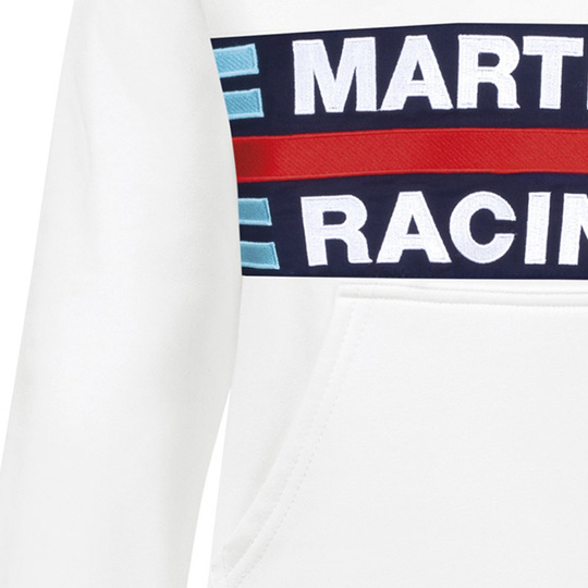 Sparco Damen Kapuzenpullover Martini weiß