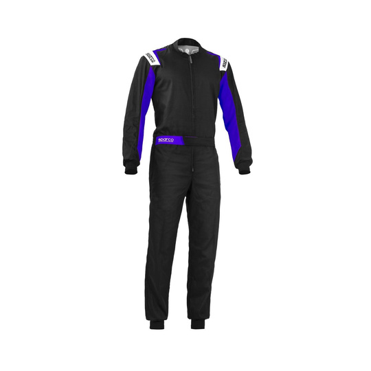 Sparco Kartanzug Rookie MY20 schwarz/blau