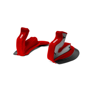 Sparco Wangenpolster für RF-10W Helme Rot