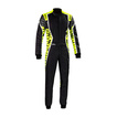 Sparco Kinder Kartoverall X-LIGHT K MY22 Schwarz-Gelb (CIK)