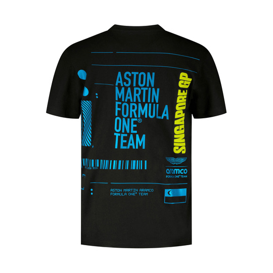 Aston Martin F1 2025 Herren T-Shirt Singapore 
