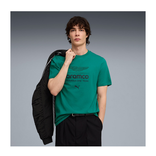 Aston Martin F1 2026 Herren T-Shirt Large Logo Grün