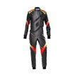 OMP Kinder Kartoverall KS-X Art 8877-2022 Schwarz-Rot (FIA)