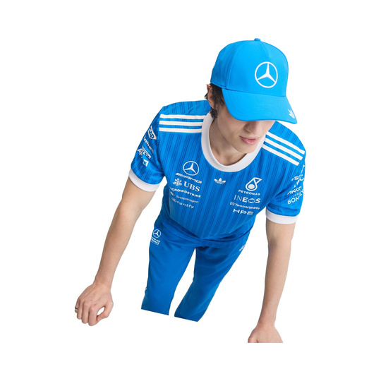 Mercedes AMG F1 2026 T-Shirt Authentic Blue Wonder
