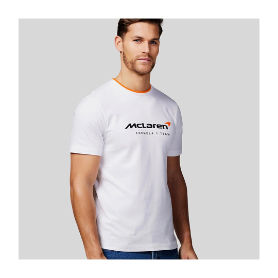 McLaren F1 2025 Herren T-Shirt Essentials Weiß