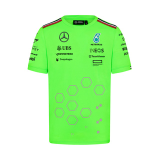 Mercedes AMG F1 2024 Herren-T-Shirt Set Up Team Grün