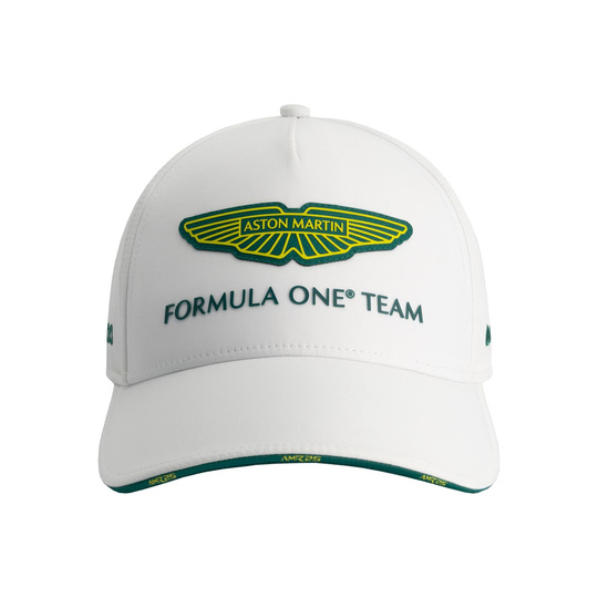 Aston Martin F1 2025 Herren Baseballkappe Team Weiß